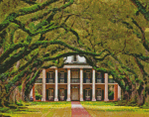 Oak Alley Plantation Diamond Paintings