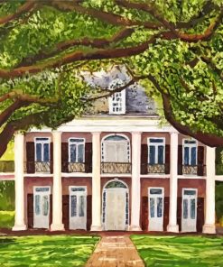 Aesthetic Oak Alley Plantation Diamond Paintings