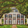 Aesthetic Oak Alley Plantation Diamond Paintings