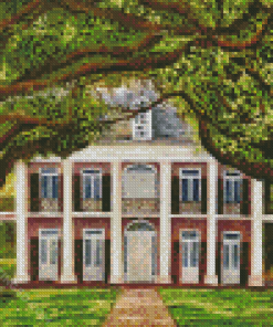 Aesthetic Oak Alley Plantation Diamond Paintings