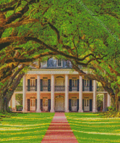 Oak Alley Plantation Louisiana Diamond Painting