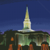 Orlando Temple Sunset Blue Hour Diamond Paintings