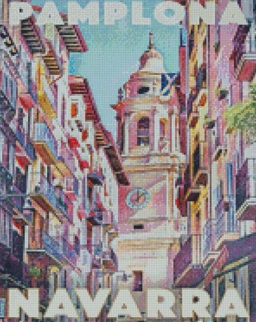 Pamplona Navarre Poster Diamond Paintings