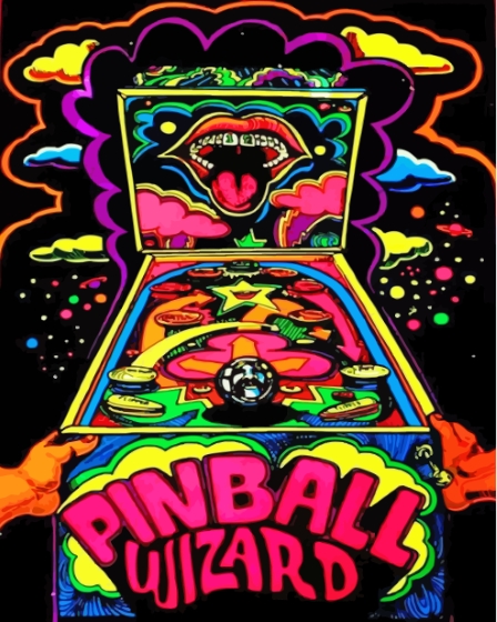 Pinball Game Diamond Paintings