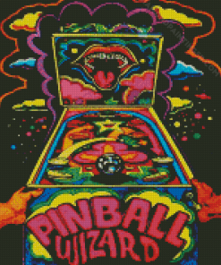 Pinball Game Diamond Paintings