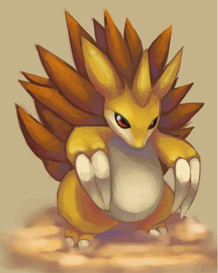 Pokemon Sandslash Diamond Paintings