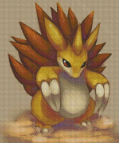 Pokemon Sandslash Diamond Paintings