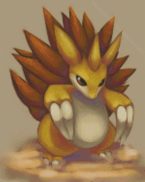 Pokemon Sandslash Diamond Paintings