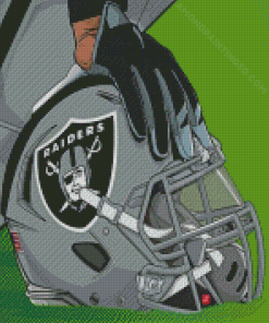 Raiders Football Art Diamond Paintings