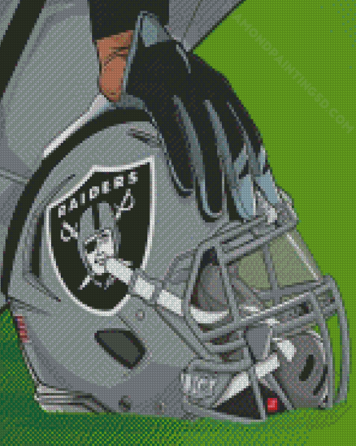 Raiders Football Art Diamond Paintings