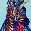 Rainbow Zebra Diamond Paintings