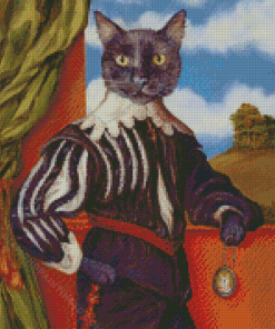 Renaissance Cat Diamond Paintings