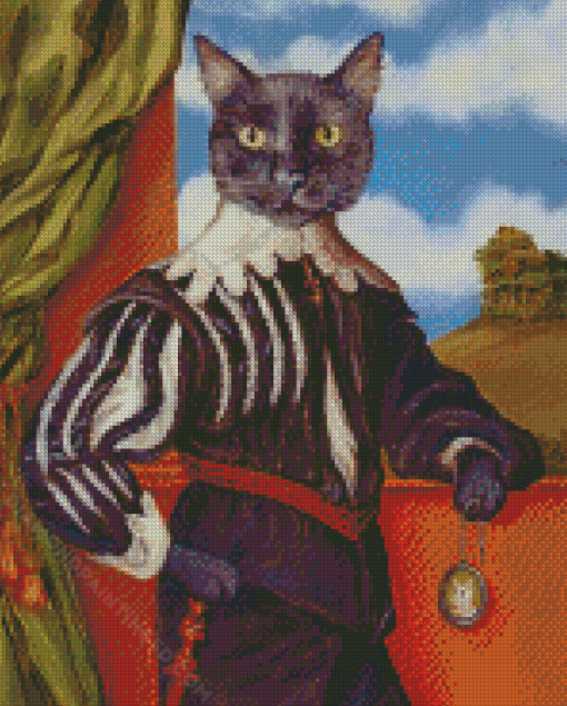 Renaissance Cat Diamond Paintings