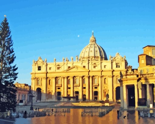 Rome St Peters Basilica Diamond Paintings