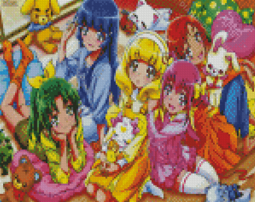 Smile Precure Girls Diamond Paintings