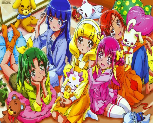 Smile Precure Girls Diamond Paintings