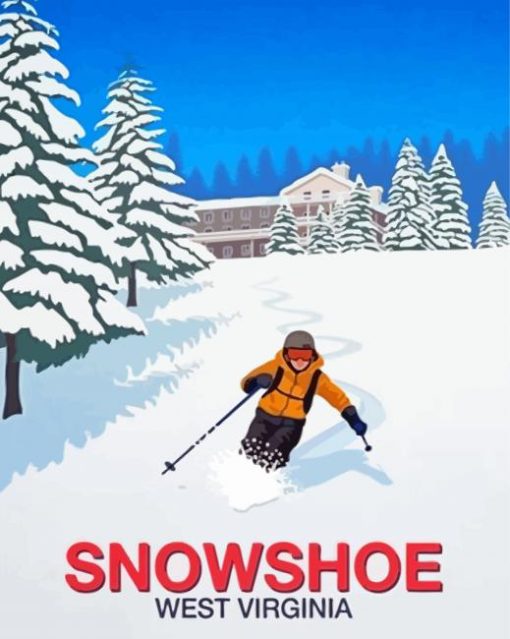 Snowshoe West Virginia Poster Diamond Paintings