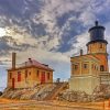 Split Rock Lighthouse Building Diamond Paintings