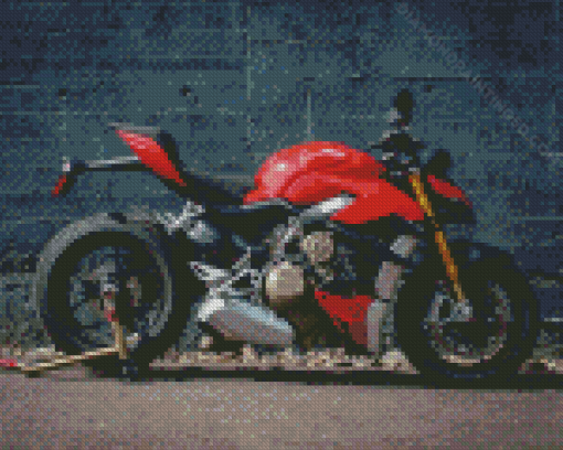 The Streetfighter V4 Motorcycle Diamond Paintings