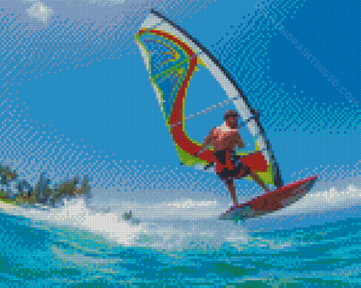 The Windsurfer Diamond Paintings