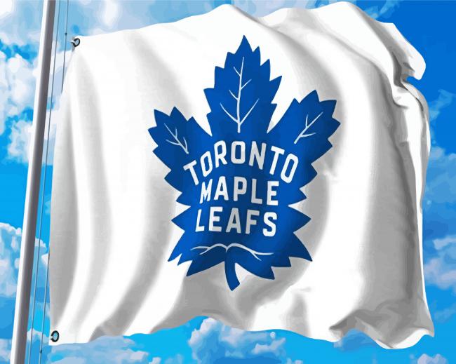 Toronto Maple Leaf Flag Diamond Paintings