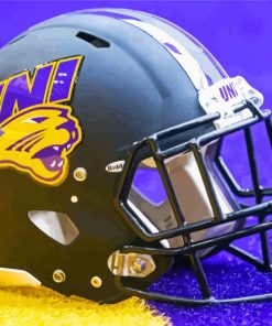 University Northern Iowa Panthers Helmet Diamond Paintings