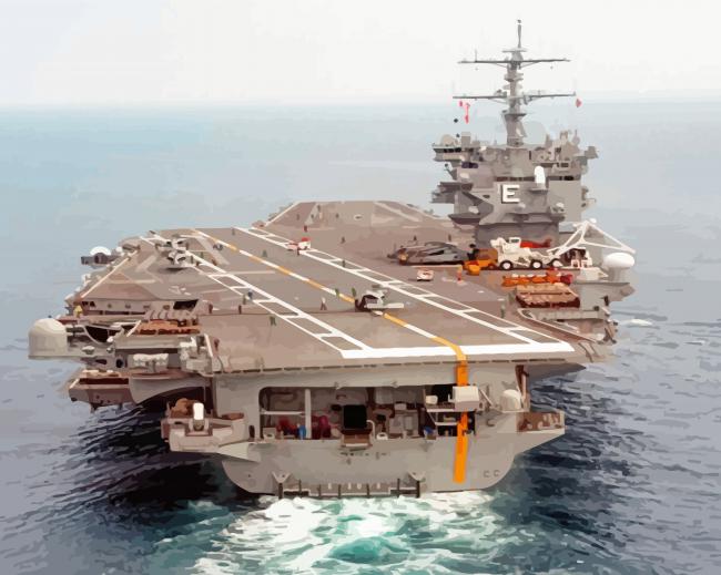 Uss Enterprise CVN 65 Diamond Paintings