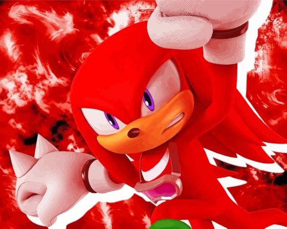 Aesthetic Knuckles The Echidna Diamond Paintings