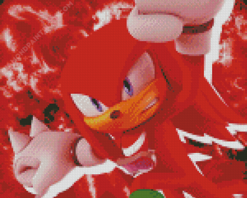 Aesthetic Knuckles The Echidna Diamond Paintings