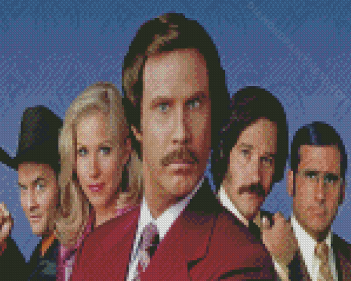 Aesthetic Anchorman Diamond Paintings