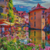 Aesthetic Annecy France Diamond Paintings