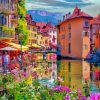 Aesthetic Annecy France Diamond Paintings