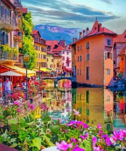 Aesthetic Annecy France Diamond Paintings