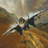 Aesthetic F14 Jet Diamond Paintings