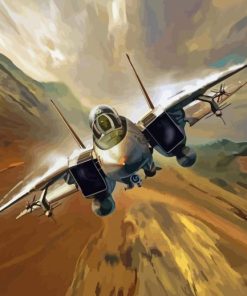 Aesthetic F14 Jet Diamond Paintings