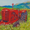 Aesthetic Farm Tractor Diamond Paintings