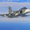 Aesthetic Saab JAS 39 Gripen Diamond Paintings