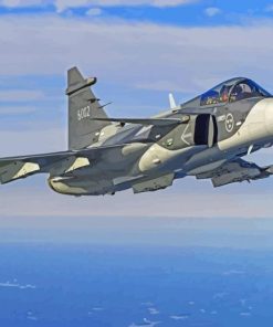 Aesthetic Saab JAS 39 Gripen Diamond Paintings