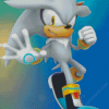 Aesthetic Silver The Hedgehog Diamond Paintings