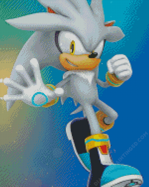 Aesthetic Silver The Hedgehog Diamond Paintings