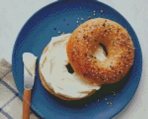 Aesthetic Bagel Diamond Paintings