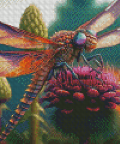 Aesthetic Dragon Fly Diamond Paintings