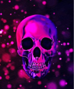 Aesthetic Purple Skull Diamond Paintings