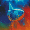 Aesthetic Sunfish Diamond Paintings