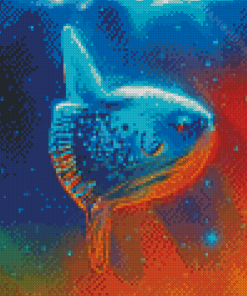 Aesthetic Sunfish Diamond Paintings