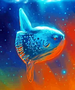 Aesthetic Sunfish Diamond Paintings