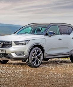 Aesthetic White Volvo XC40 Diamond Paintings