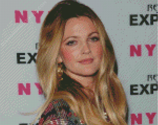 Beautiful Actress Drew Barrymore Diamond Paintings