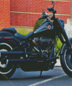 Black Harley Low Boy Diamond Paintings