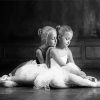 Black And White Ballerina Children Diamond Paintings